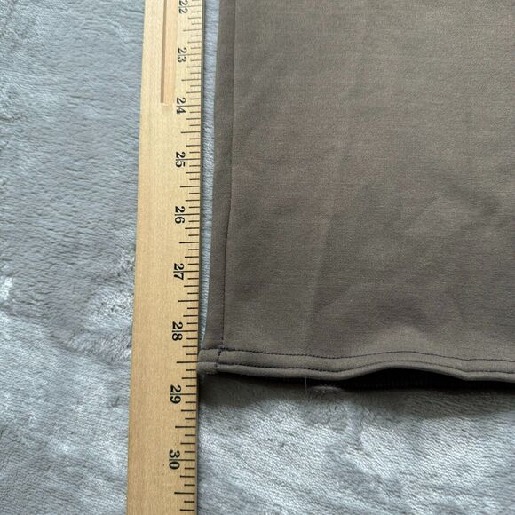 Columbia Titanium Crop Pants Womens XL Brown Fleece Lined Mid Rise Drawstring - Picture 13 of 15
